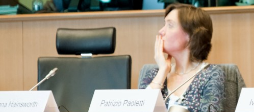 Afternoon session at the EP: Ms Jana Hainsworth
